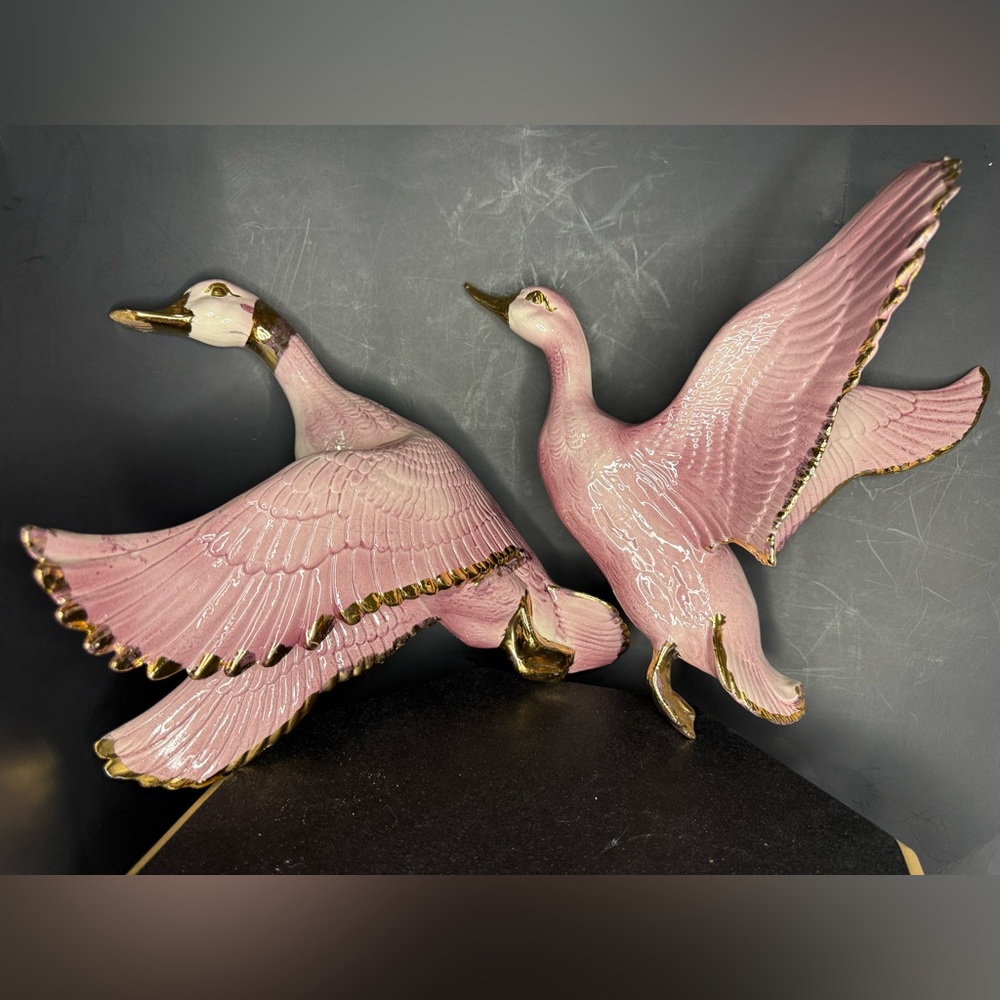 Vintage Ducks or Geese Wall Decor